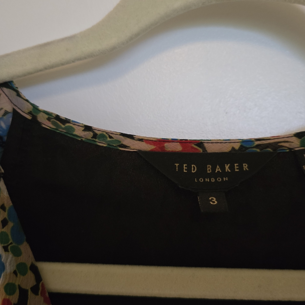 Ted Baker Multicolor Floral Midi Dress - Picture 2 of 2